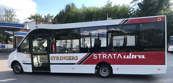 Latest addition to Stringers bus fleet.